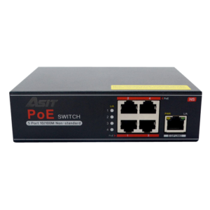 POE Switch 4 Port ใช้งาน 10/100M Non Standard รุ่น ASIT-2004P